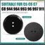 Nhôm Tầng Jack Adapter Có Jack Pad Nâng Pucks Cho C5 C6 C7 C8 944 964 993 996 997 911 Đen