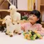 SRVN Không Phai Màu Chuông Đứng Thịt Cừu Nhồi Bông Sang Trọng Đồ Chơi Eid Ramadan Cừu Sang Trọng Sử Dụng Lâu Dài Trẻ Em Quà Tặng Trang Trí Lễ Hội.