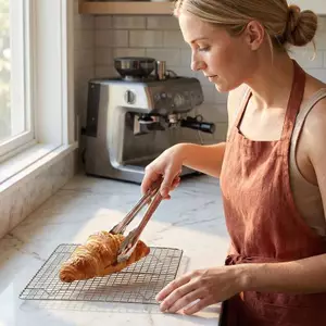 Doutie Thịt Nướng Lưỡi Chịu Lực Dài Tay Cầm Có Thể Tái Sử Dụng Cho Rau Và Thịt BBQ Nấu Ăn Nhà Bếp VN