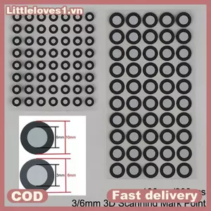 Littleloves1 100 / 300 chiếc 3x6mm 6x10mm Điểm đánh dấu quét 3D cho Creality CR-Scan Raptor / Otter / Ferret Pro Máy quét 3D Traing Dot VN