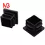 12 Chiếc 19mm x 19mm Trống Cuối Mũ Ống Vuông Ống Chèn Nhựa