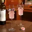 Luckyew Sáng Tạo Nơ Màu Hồng Champagne Kính Cao Lấp Lánh Cho Tiệc Gia Đình Ngày Lễ Và Đám Cưới TQ