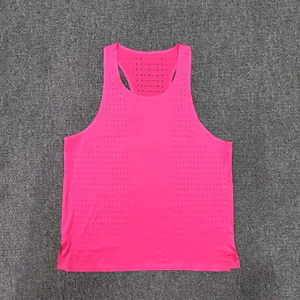 Track and Field Punching Glue Vest Men's and Women's Marathon Quick Dry Training Running Vest JeDe