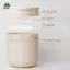 1 Cái Bình Tẩy Trang Có Thể Đổ Lại 300 / 400ml Có Thìa Nhựa Rỗng Lọ Trang Điểm Nồi Du Lịch Kem Dưỡng Da Mặt Hộp Đựng Mỹ Phẩm EMKK