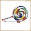 Nhạc cụ Orff 8 Gói Trống Lollipop 6Inch Đạo cụ khiêu vũ Nhạc cụ gõ Trống tay Đồ chơi giáo dục mầm non