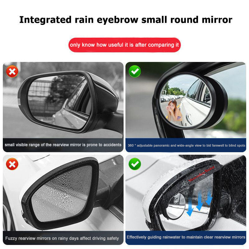 Gương chiếu hậu Benz mưa lông mày và lá chắn mưa gương phản quang mưa lông mày cho Mercedes Benz W210 W124 W203 W204 C200 W140 W176 W205 W123 W220 W211 W212 GLA GLB AMG