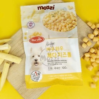Snack cho chó Phô mai viên cà rốt Bowwow 100gr