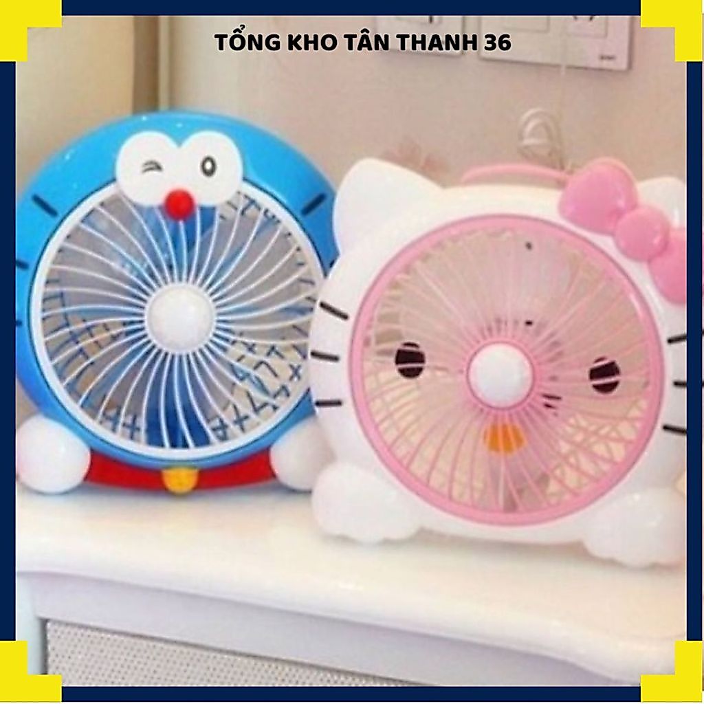 QUẠT ĐỂ BÀN MINI HÌNH THÚ DỄ THƯƠNG - Gió mạnh, tiết kiệm điện, phù hợp học tập và làm việc