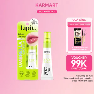 Son Dưỡng Môi Chống Nắng Có Màu LIP IT SPF50+ PA++++ 8g Hỗ Trợ Dưỡng Ẩm Và Bảo Vệ Môi Umbrella Sun Balm