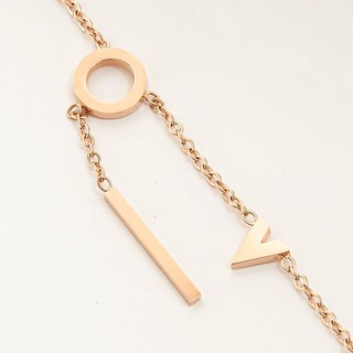 Lắc chân LAMY Love You Forever Anklet Rose Gold 9003