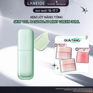 Kem Lót Dưỡng Ẩm & Nâng Tông Laneige Skin Veil Base No.60 Mint Green 30ml SPF 28 PA+ +