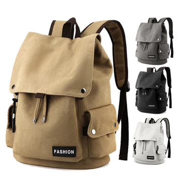 Women's Woven Straw Backpack – Large, for School
