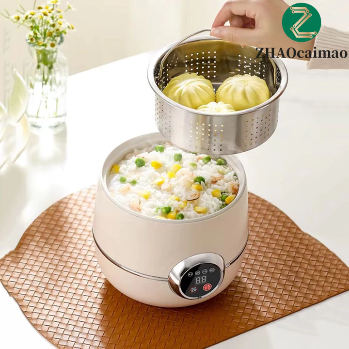 ZHAOcaimao Nồi cơm điện ZHAOCAIMAO, Nồi chống dính Nồi cơm điện Mini nhỏ, Nồi cơm điện đa chức năng thông minh đa chức năng thông minh sử dụng tại nhà