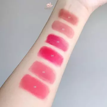 Eshylala Cappuvini Đóng Hộp Môi Bùn Sương Son Môi Dưỡng Ẩm Nhung Mousse Chắc Chắn Son Bóng Cheek Blush Kem Tint Môi Mỹ Phẩm