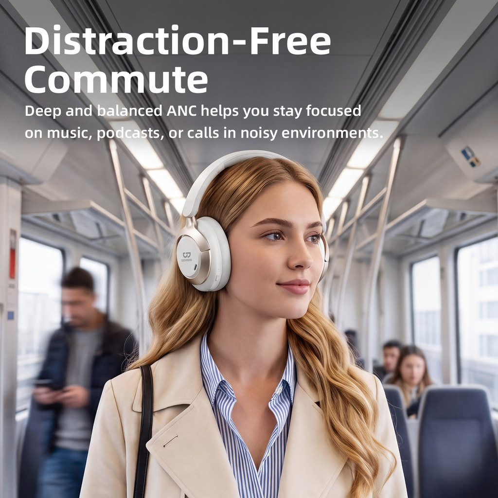 Tai nghe GOOJODOQ có chế độ chống ồn 3 chế độ chống ồn Kết nối không dây Bluetooth 6.0 Ghép nối thiết bị kép | BigBuy360 - bigbuy360.vn