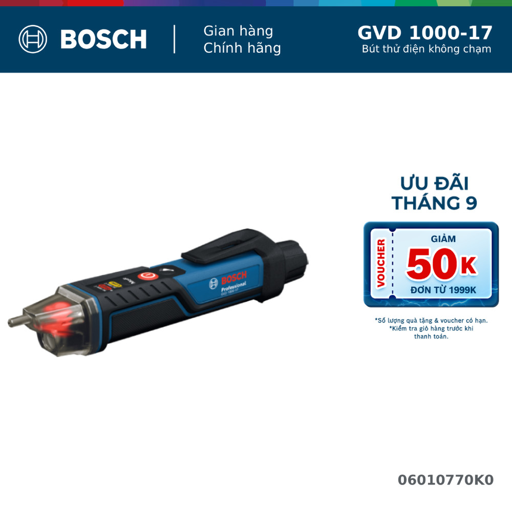 Bút thử điện không chạm Bosch GVD 1000-17