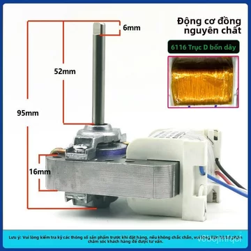 Động cơ quạt hút đồng nguyên chất 220V quạt tuần hoàn không khí motor quạt sửa chữa đa dạng