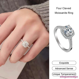 Women's Moissanite Ring by elegantedge.vn