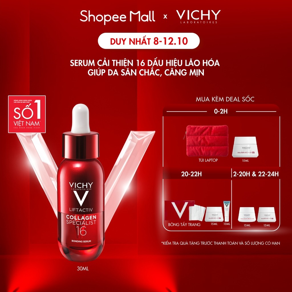 [Đột phá] Serum Collagen 16 giúp trẻ hóa da, da căng, mịn màng, săn chắc, rạng rỡ với công nghệ Co-bonding, 30ml
