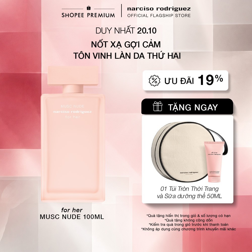 Nước hoa nữ Narciso Rodriguez Musc Nude EDP 100ml