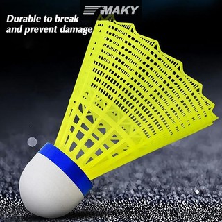 Newwellknownepic 1 CÁI Cầu Lông Nhựa Vàng Trắng Học Sinh Cầu Lông Nylon VN