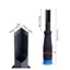 Đục góc NOTE1, Tay cầm TPR 90° Đục lỗ mộng vuông cắt chính xác, Lắp đặt cửa dụng cụ vuông 12mm bằng thép Chrome màu xanh, khắc gỗ, khung, chế biến gỗ
