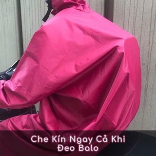 Áo mưa bít vải dù liền thân dùng cho 1 người - tiện dụng, siêu bền