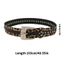 Treeling Nervous Outsider Plan Modifiable Belt With Metal Post And Sparkling Beads Dây thắt lưng da PU