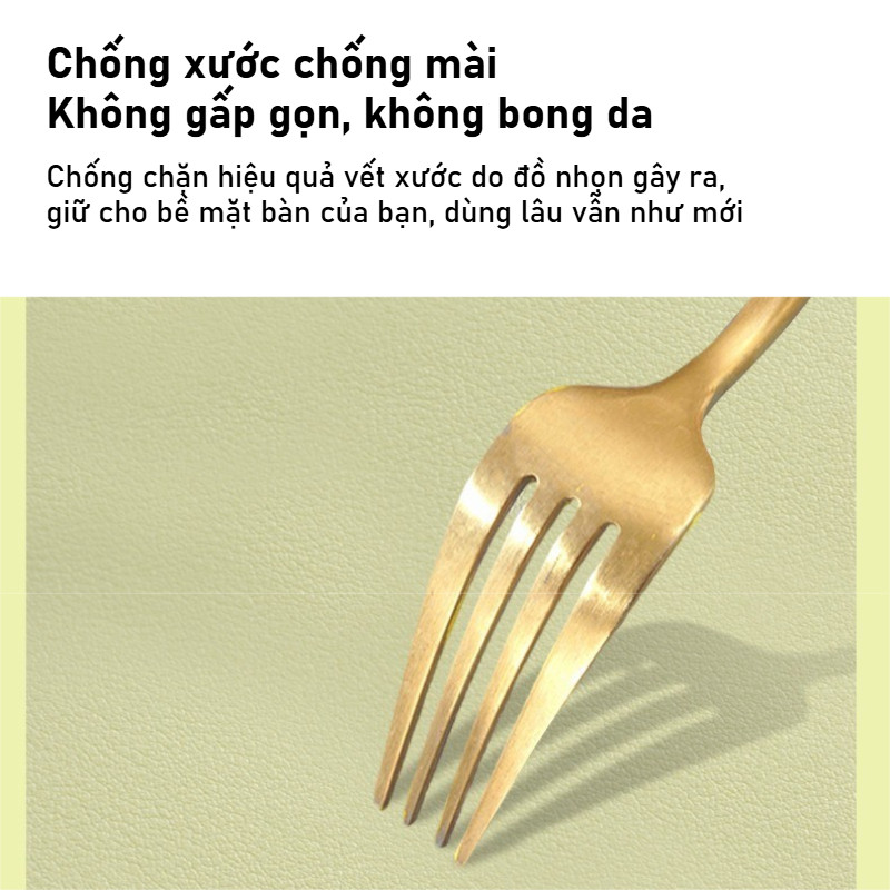 Tấm lót bàn học học sinh da PU - Chống nước chống trượt, an toàn môi trường bảo vệ mắt Có 3 kích thước
