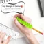SA Elastic Pen Grip Hỗ trợ kết cấu silicon Thích hợp cho thực hành viết
