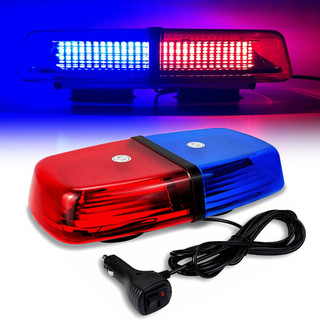 12 "72 LED Đỏ Xanh Flash Cảnh Báo Nguy Hiểm Khẩn Cấp An Ninh Trên nóc Ô Tô Đèn Nhấp Nháy Mini Cảnh Sát An Toàn Đèn Tín Hiệu Đèn Hiệu
