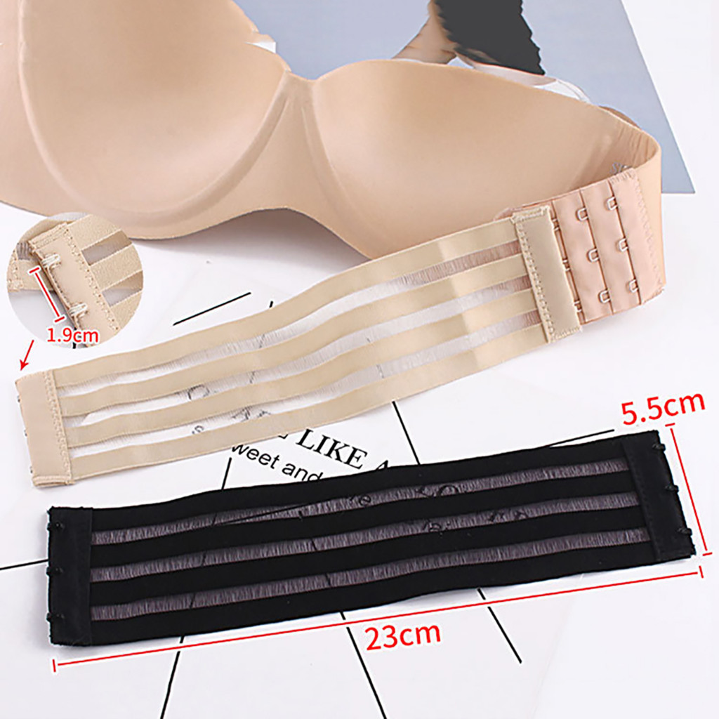 【COD】Dây nối áo ngực thay thế màu trong suốt thiết kế quây ngang lưng tiện dụng cho áo bra và áo cúp ngực dành cho nữ