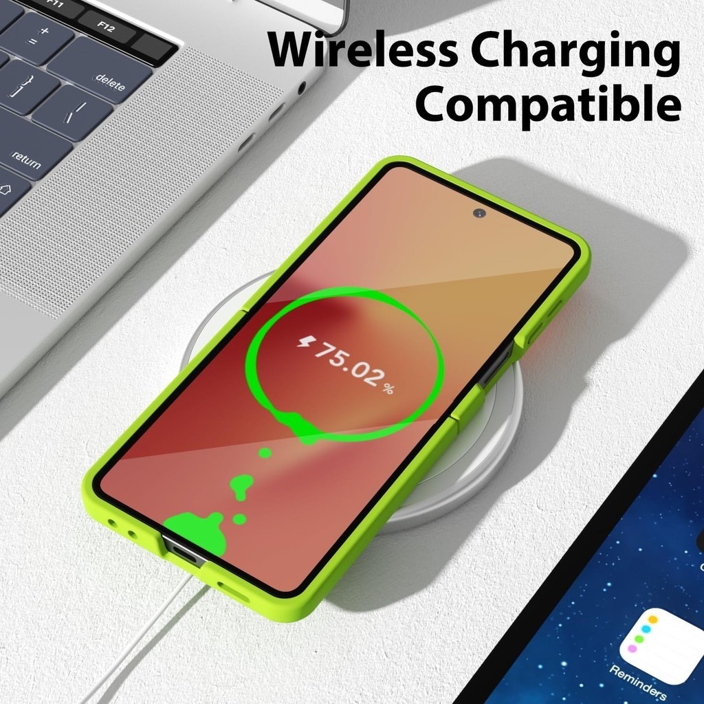 Slim Mịn Mờ Trơn Màu Sáng Silicon Lỏng Ốp lưng Samsung Galaxy Z Flip 7 Flip 7FE Z Flip 6 Z Flip 5 Gel Cao Su Mềm Chống Sốc Huỳnh Quang Neon Xanh Lá Cây ốp Lưng