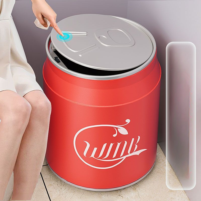Thùng Rác Coke Dung Tích 13L Home, Hộp Đựng Rác Nhỏ Gọn Có Nắp Ấn, Cho Phòng Khách, Phòng Tắm, Ô Tô