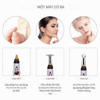 【Ready】Bút châm cứu trị liệu xung điện DF 618 bút massage massage điện bút dò huyệt điện xung