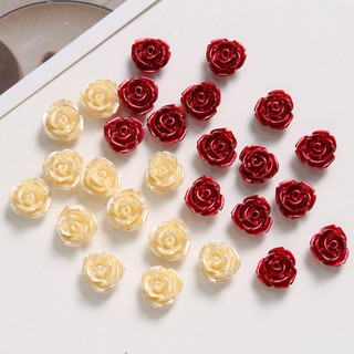 Hàn Quốc Đơn Giản Phù Hợp Với Ngọc Trai Mini Hoa Hồng Miếng Dán DIY Vỏ Điện Thoại Bông Tai Nữ Bông Tai Trang Sức Phụ Kiện