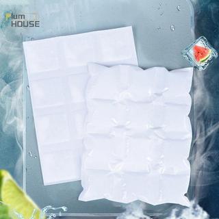 PlumHOUSE Có Thể Tái Sử Dụng Gel Túi Đá Tự Động Hấp Thụ Nước Cách Nhiệt Ice Pack Đau Lạnh Nén Túi Làm Mát Thực Phẩm Giữ Tươi Ice Pack VN