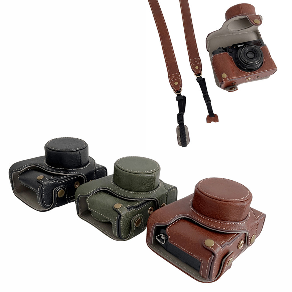 Synthetic Leather Case Base Body Cover Shell Kit for Fujifilm X100V ...
