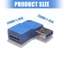BTM 90 Độ Góc Phải USB 3 0 Nữ Sang Nam Adapter Cho Thiết Bị Điện Tử