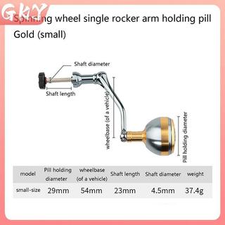 Máy Câu GKY 500-7000 Tay Cầm Thay Thế Tay Cầm Kim Loại Hợp Kim Nhôm Có Thể Gập Lại Nhiều Màu Tay Cầm GKY