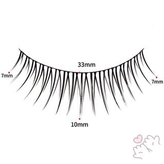 5 Đôi Lông Mi Giả Tự Nhiên Cụm Hình Chữ V Phong Cách Hàn Quốc Lụa Xanh Mềm Đen Cho Trang Điểm Photogenic