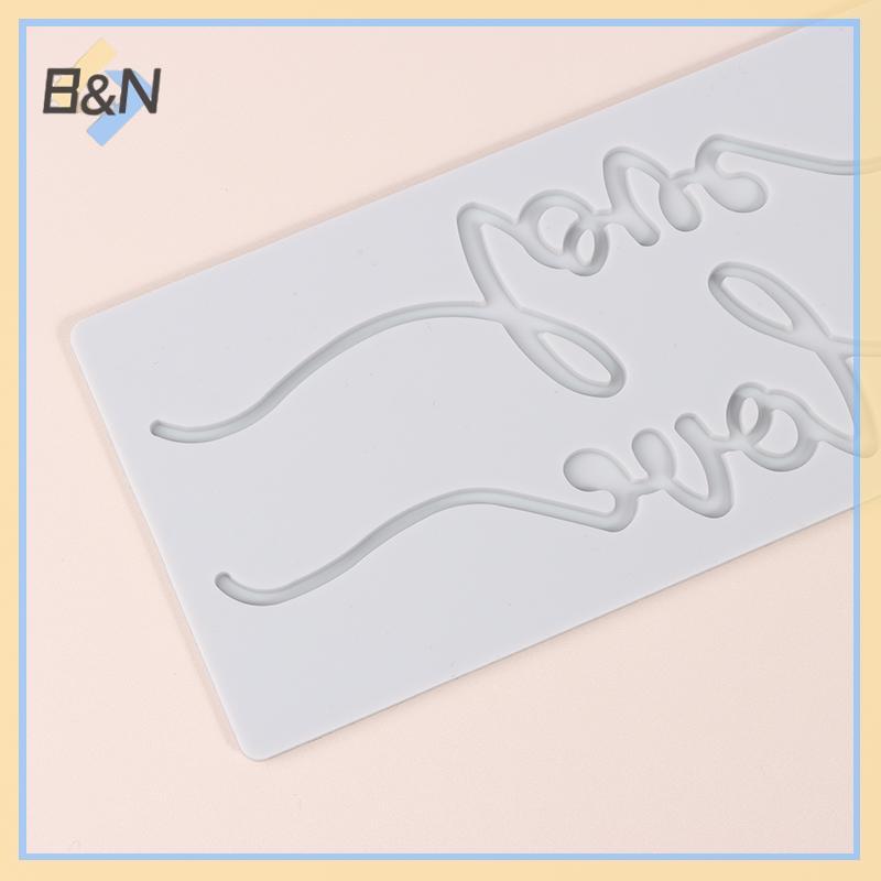 B & N 1 Từ Tình Yêu Silicone Pad Fondant Bánh Mousse Khuôn Socola Bánh Silicon Ren Thảm DIY Phụ Kiện Nhà Bếp Dụng Cụ Nướng Bánh.