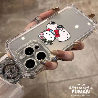 Ốp Điện Thoại Bốn Góc HelloKitty Dễ Thương Cho Google Pixel 10 Pro XL 9A 9 Pro XL 8A 8 7 Pro 7A 6 Pro 6A 5 5A 4 XL 4A 3 3A XL 4G 5G Vỏ Mềm Trong Suốt Chống Sốc