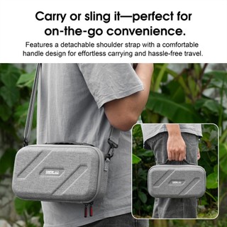 Dành cho túi lưu trữ Insta360 X4 AIR, phụ kiện chụp ảnh toàn cảnh chống sốc, hộp lưu trữ đeo chéo một vai, máy ảnh thể thao toàn cảnh không khí X4