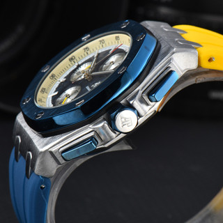 Đồng hồ nam mới Quarz Công sở Giải trí Thời trang Full Chức năng Chronograph Đồng hồ đeo tay Dây đeo silicon