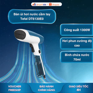 Bàn ủi hơi nước cầm tay Tefal DT6130E0 - 1300W - Bình chứa nước 70ml - Bảo hành chính hãng 24 tháng