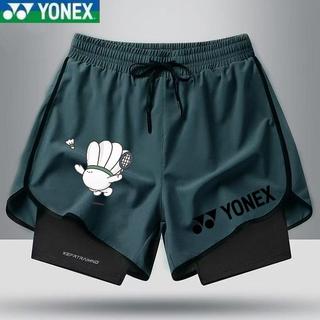 Quần chạy bộ Yonex mùa hè, chống chói hai lớp, phù hợp cho chạy bộ và tập thể dục