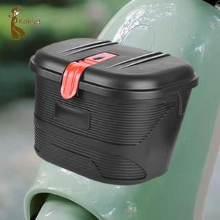 Giỏ xe đạp điện chống nước, có khóa và nắp tiện lợi