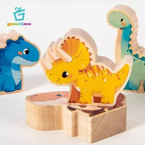Gamchiano Khối Cân Bằng Đồ Chơi Kỹ Năng Vận Động Tinh Tế Giáo Dục Phát Triển Động Vật Xếp Chồng