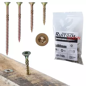 Vít DARON T25 Tự khai thác 100 CÁI Phần cứng cho hàng rào Dây buộc ràng buộc kim loại